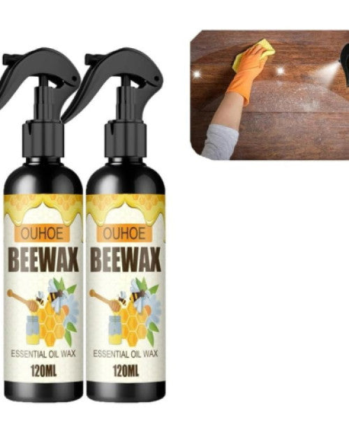 Beeswax for Furniture, Wood Polish and Conditioner for Long-Lasting Shine and Protection ( Pack of 2 )