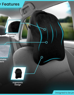 Car Neckrest Memory Foam Pillow for Neck Support