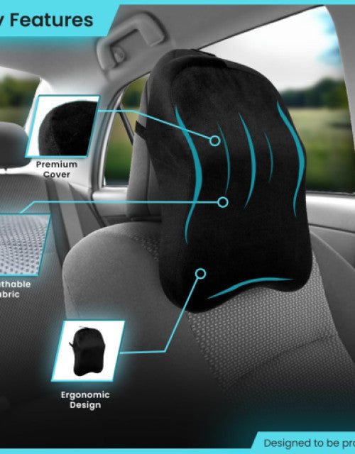 Car Neckrest Memory Foam Pillow for Neck Support